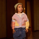 Goldie & Ace Colour Block Knit Cardigan