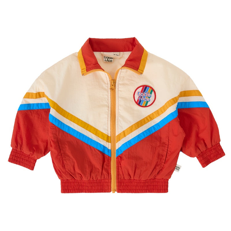 Goldie & Ace Retro Lightweight Spray Jacket - Red