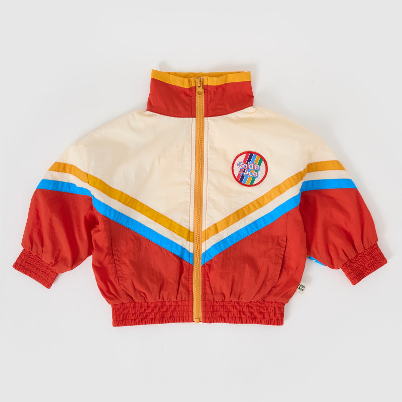 Goldie & Ace Retro Lightweight Spray Jacket - Red