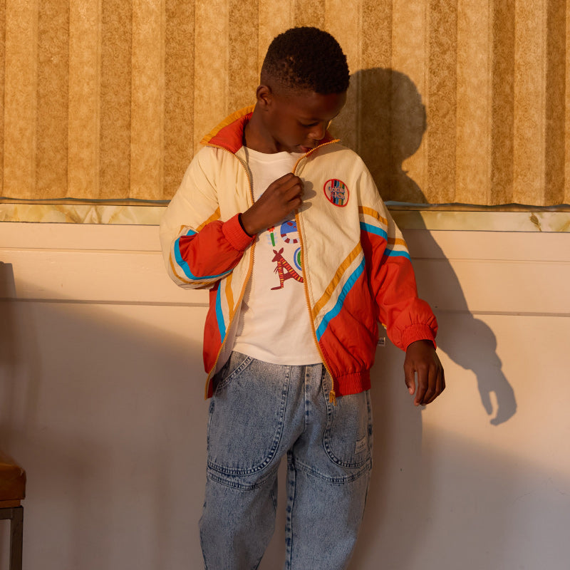 Goldie & Ace Retro Lightweight Spray Jacket - Red