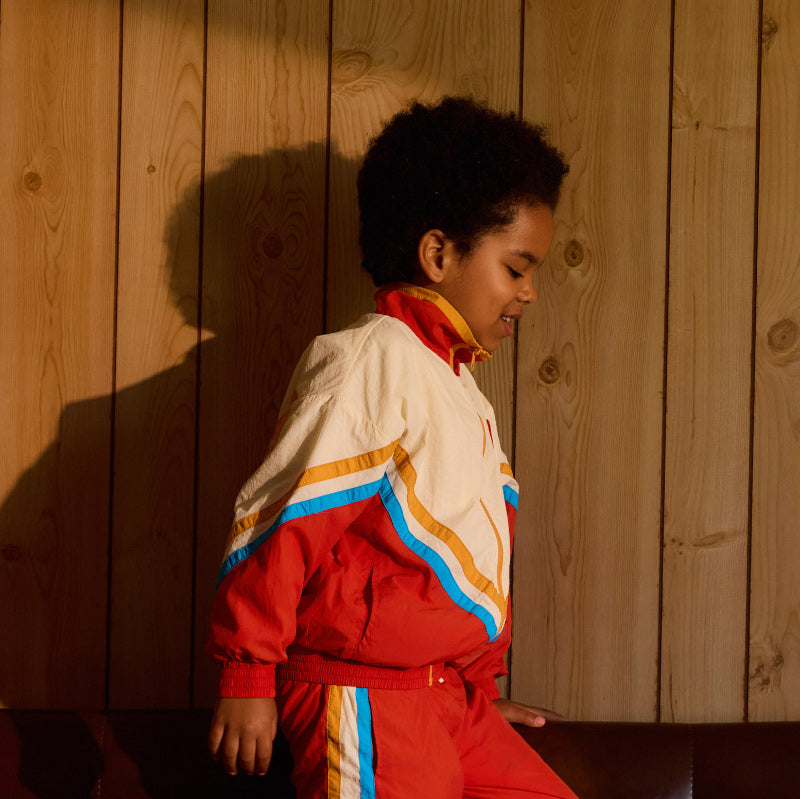 Goldie & Ace Retro Lightweight Spray Jacket - Red