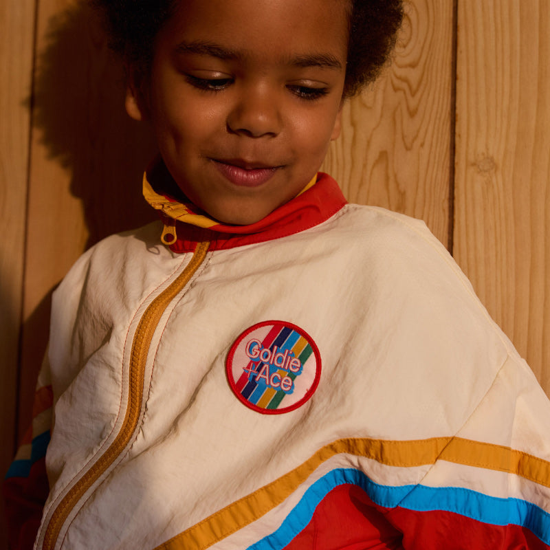 Goldie & Ace Retro Lightweight Spray Jacket - Red