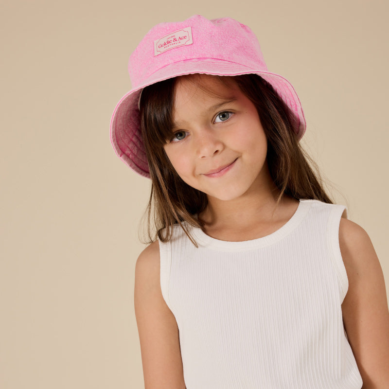 Goldie + Ace Bucket Hat - Denim