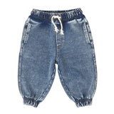 Goldie & Ace French Terry Joggers - Leo Denim
