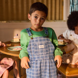Goldie & Ace Austin Denim Check Overalls