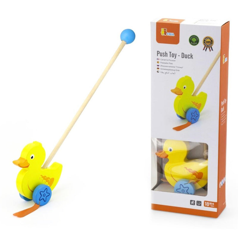 Viga Push Toy Duck