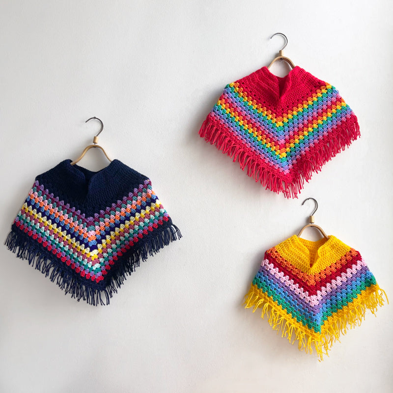 Shorties Kids Poncho B - Red
