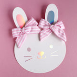 Lauren Hinkley Bow Clips - Pink Striped