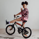 Minti Sketchy Grid Short - Pink