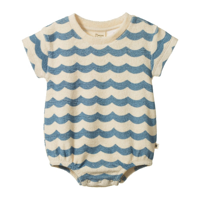 Nature Baby Juno Romper Terry - Waves