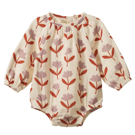 Nature Baby Meadow Bodysuit Muslin - Fleurette