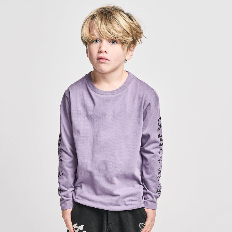 Munster Pleasures LS Tee - Ash Purple