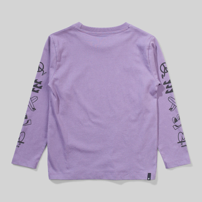 Munster Pleasures LS Tee - Ash Purple