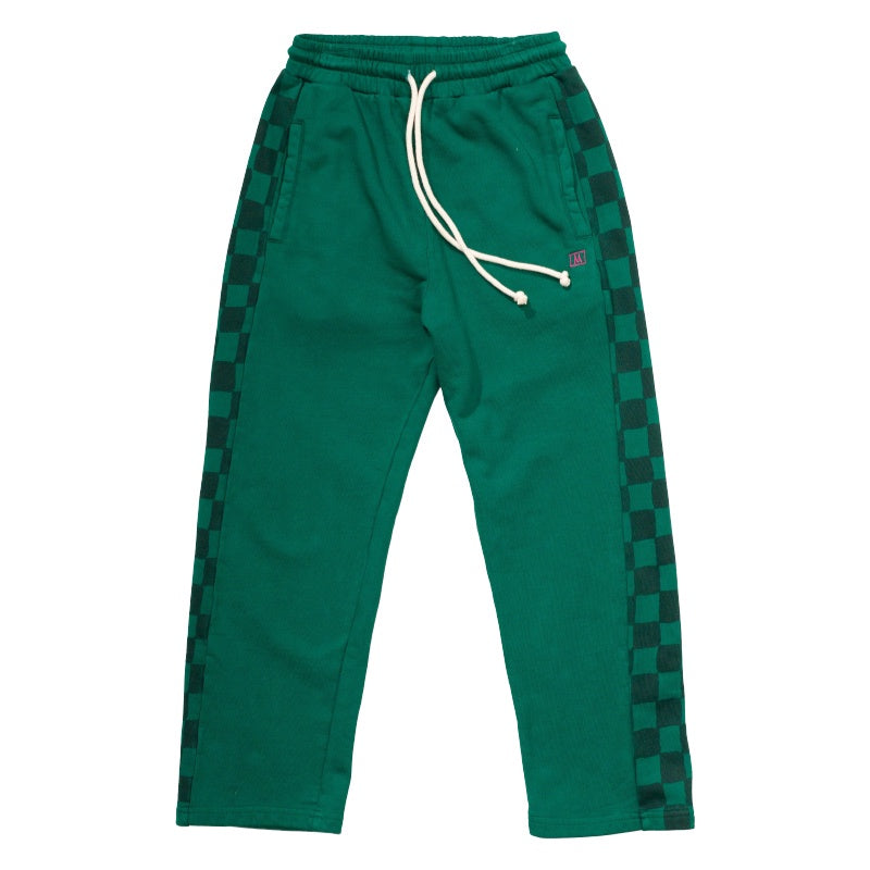 Munster Checkpanel Pant - Evergreen