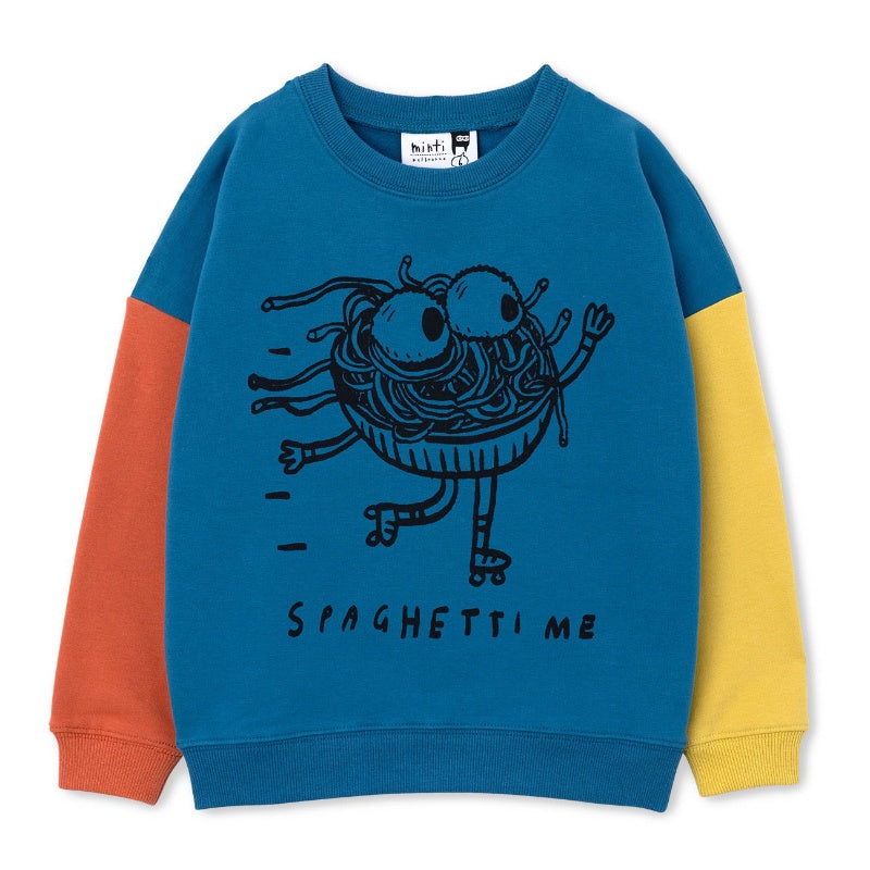 Minti Furry Crew - Spaghetti Me Teal/Orange