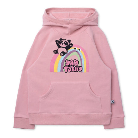 Minti Furry Hood - Yay Today Muted Pink