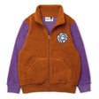 Minti Happy Teddy Zip Up - Rust/Purple