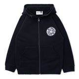 Minti Happy Furry Zip Up - Black