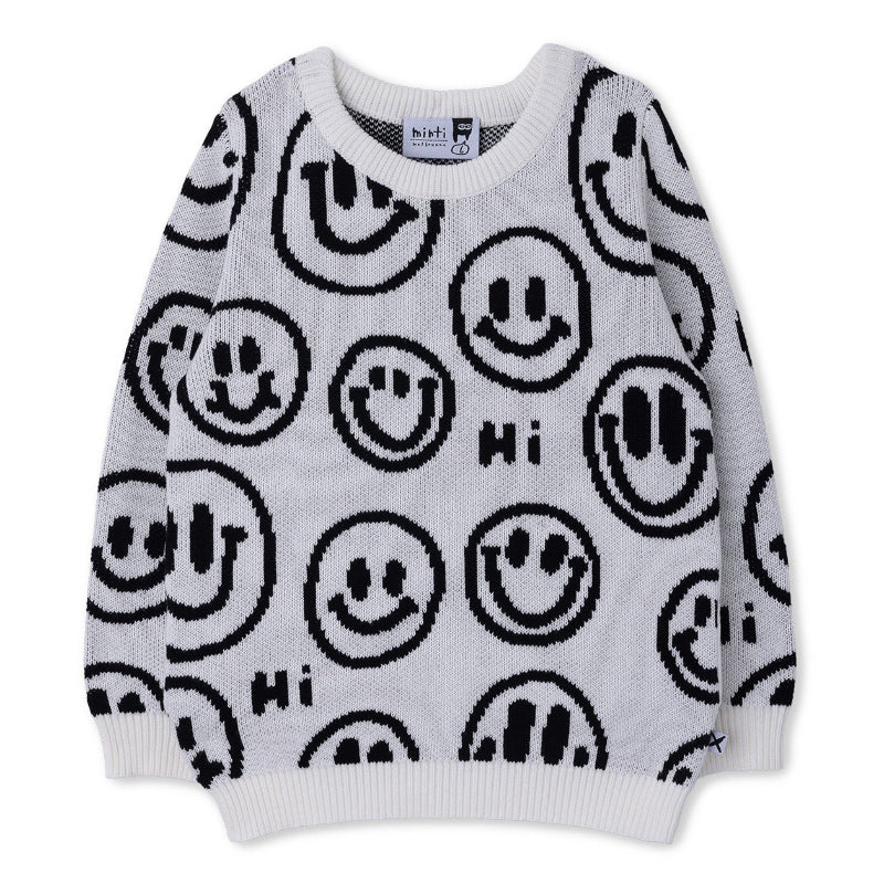 Minti Happy Knit Crew - Cream