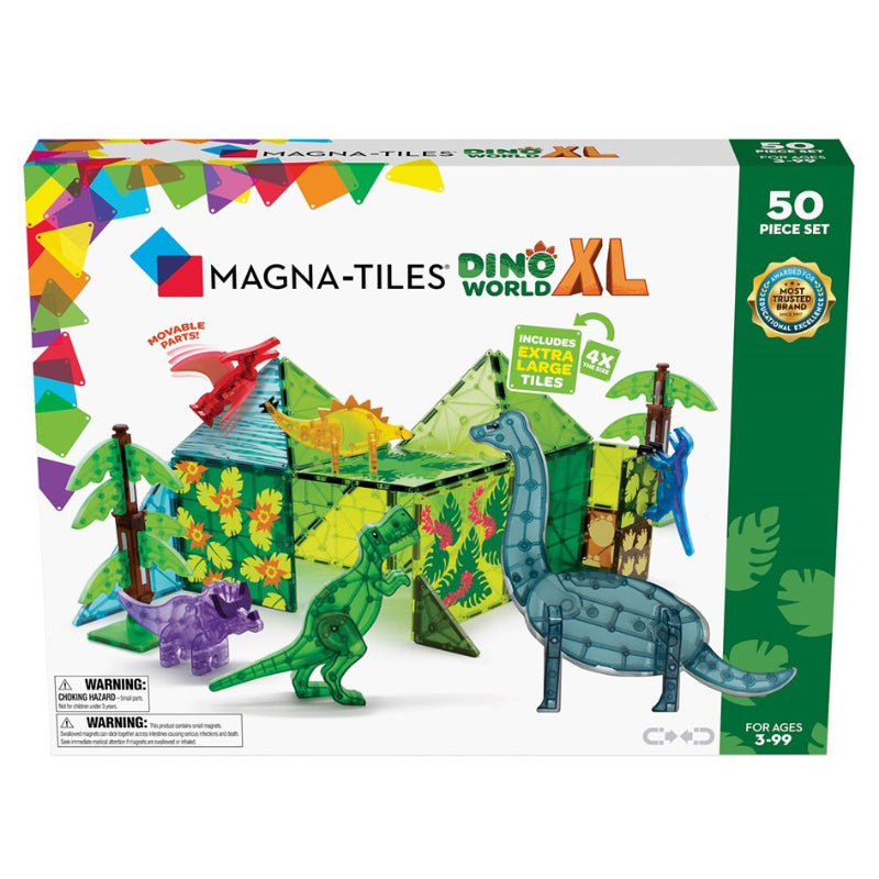 Magna Tiles - Dino World XL 50PC