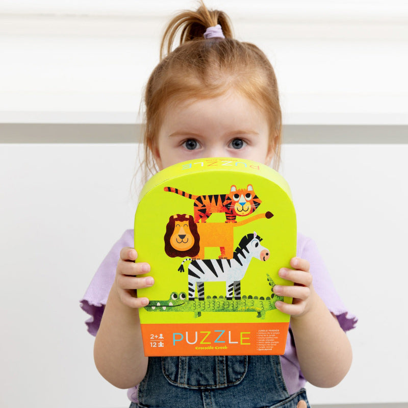 Mini Puzzle 12pc - Jungle Friends