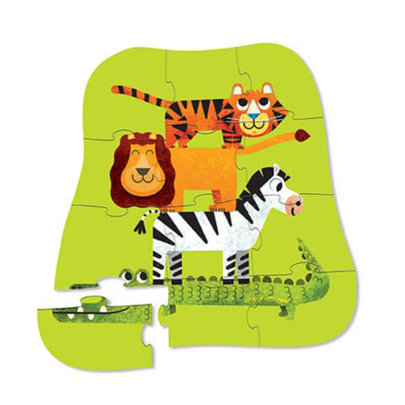 Mini Puzzle 12pc - Jungle Friends