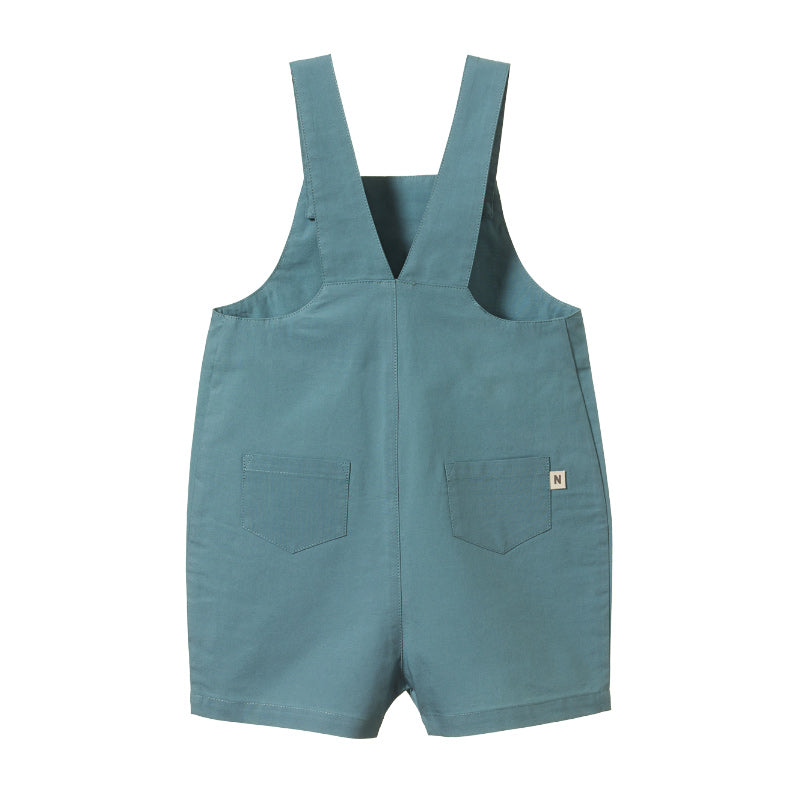 Nature Baby Tucker Shortie Overalls - Citadel