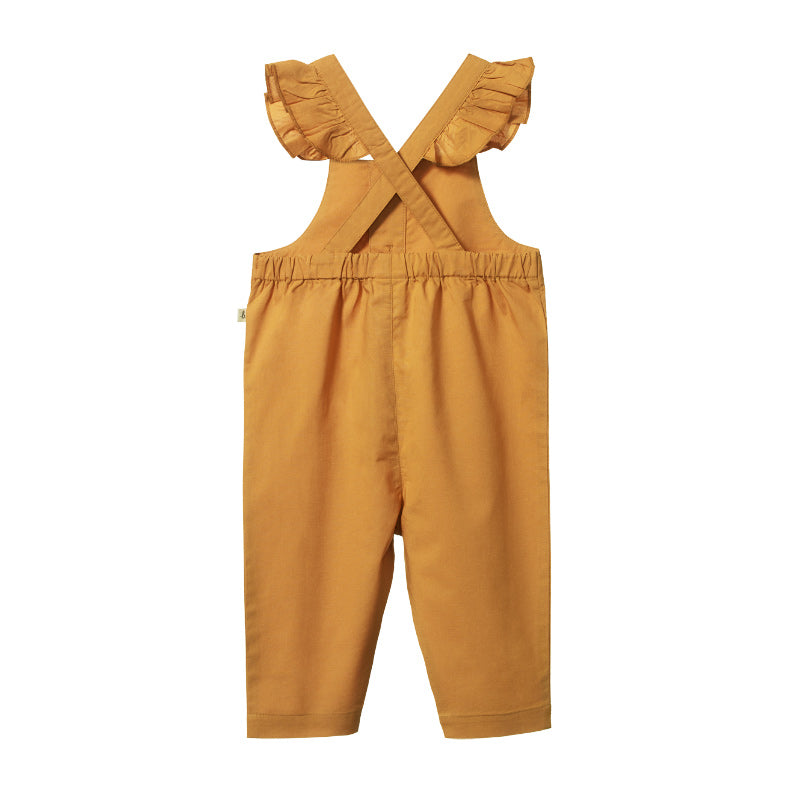 Nature Baby Orchard Overalls - Straw