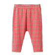 Nature Baby Leggings - Red Gingham