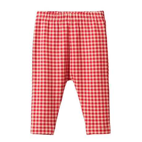 Nature Baby Leggings - Red Gingham