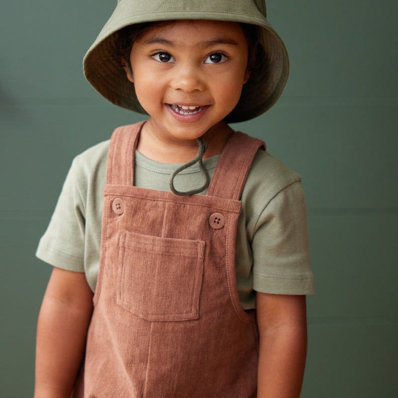 Nature Baby Tipper Overalls - Hazelnut