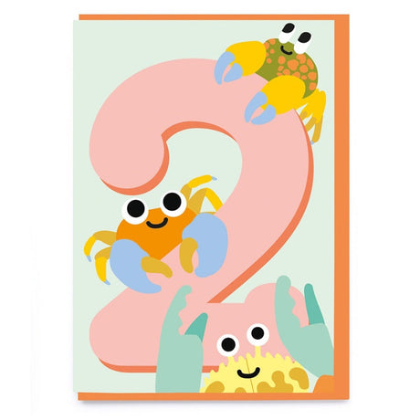 Age 2 Card - Crab