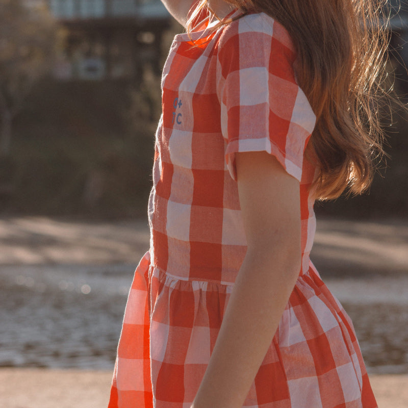 Olive And The Captain Noa Dress - Red Gingham