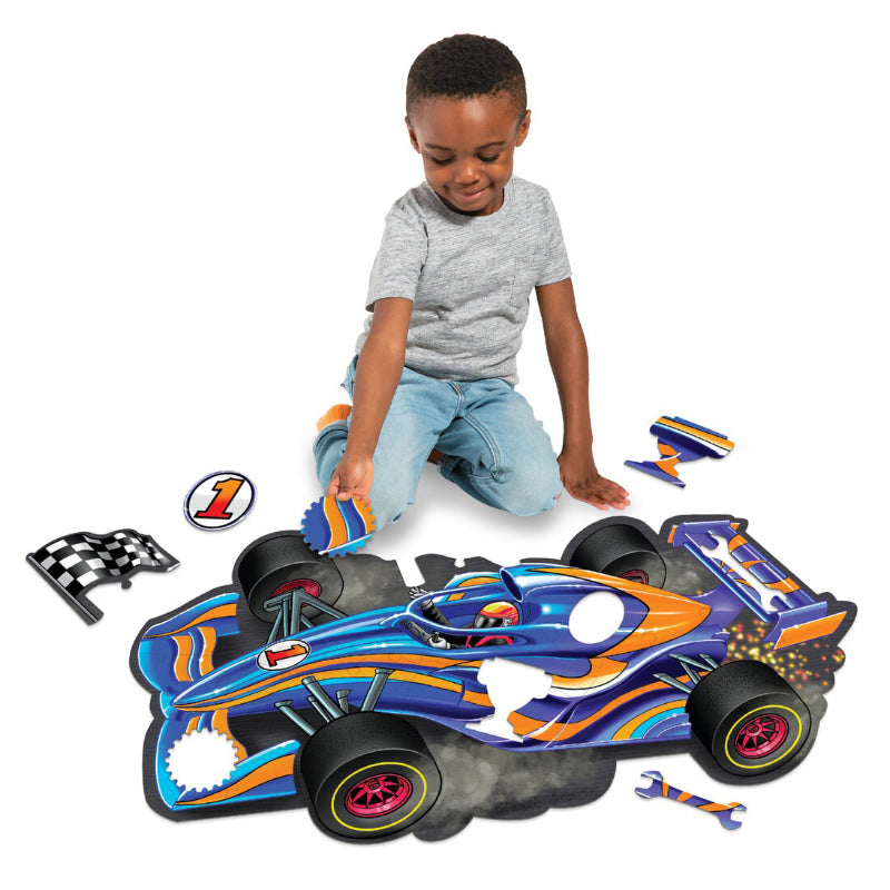 Floor Puzzle - Race Car Shiny