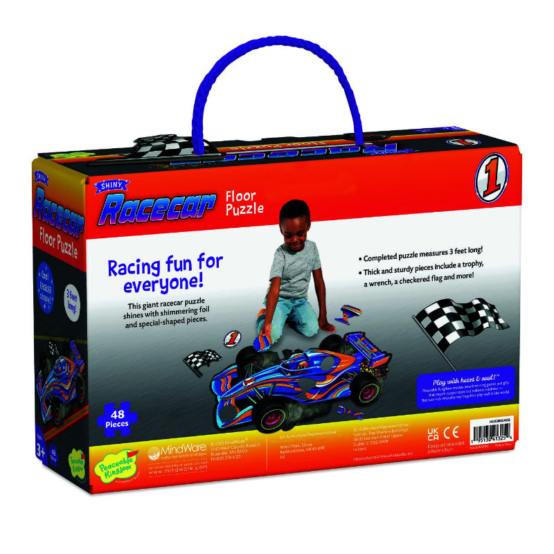 Floor Puzzle - Race Car Shiny