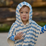 Nature Baby Poncho Towel - Waves