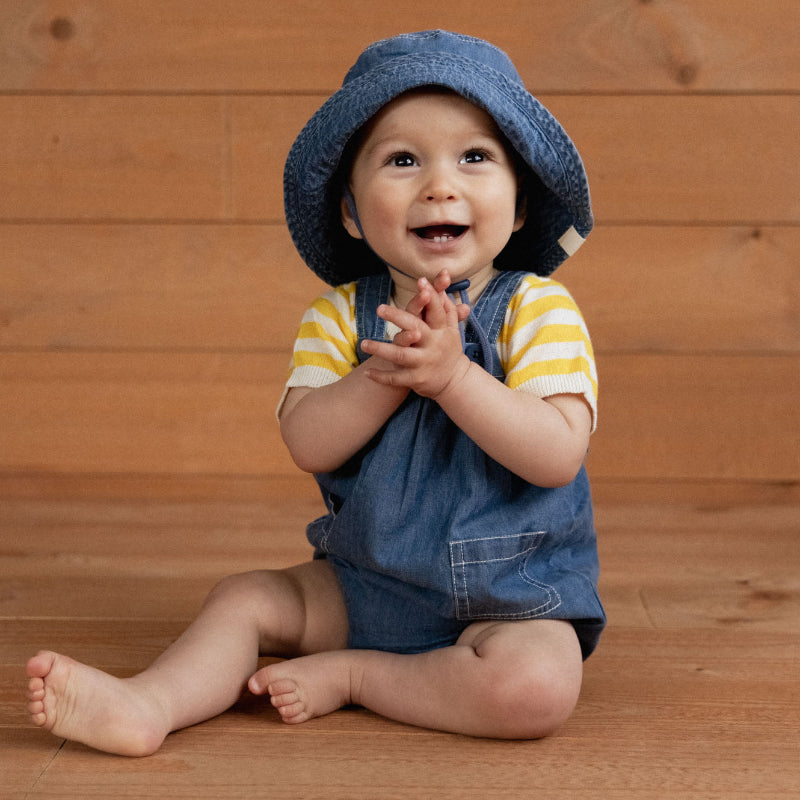 Nature Baby Ren Bodysuit - Sunny Sea Stripe