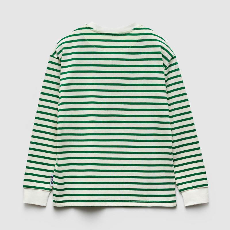 Sherif LS Pepe Tee - Green Stripe