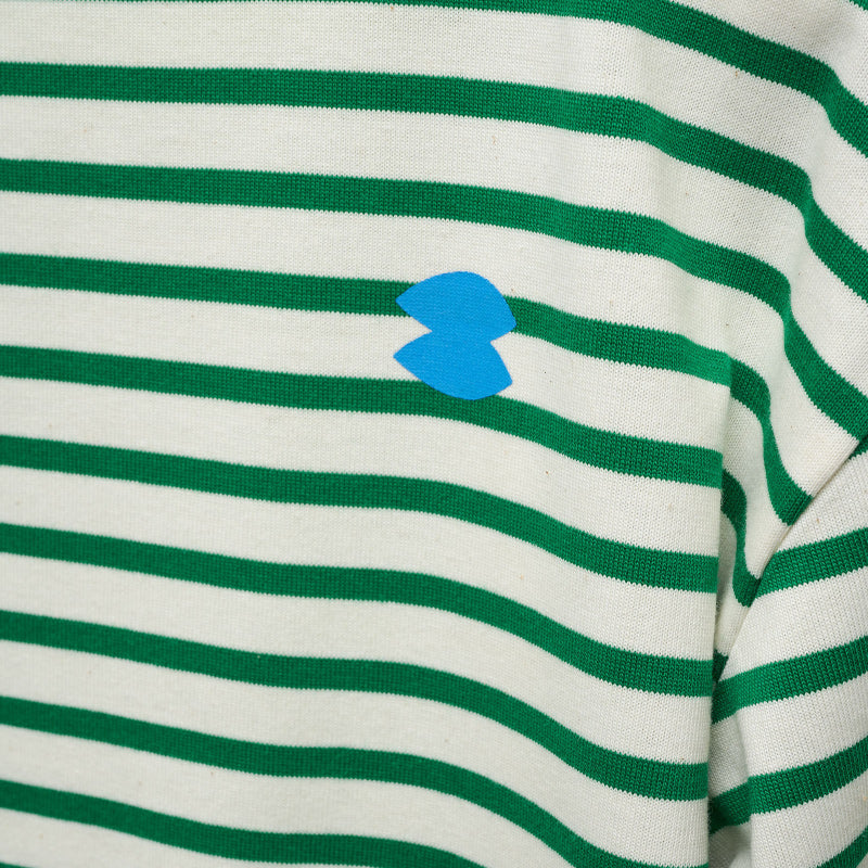 Sherif LS Pepe Tee - Green Stripe