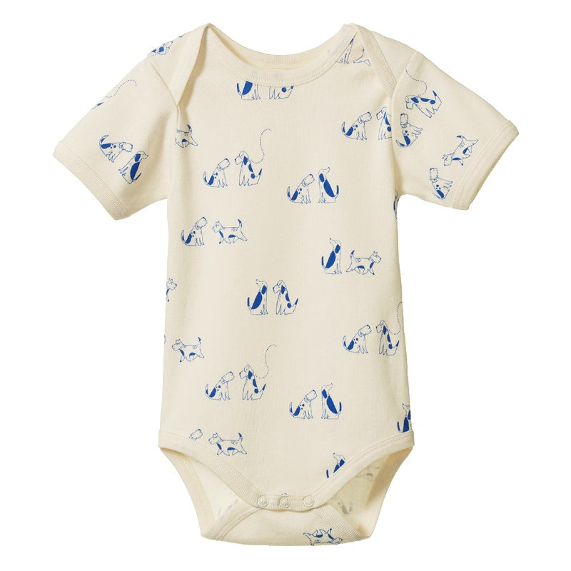 Nature Baby Short Sleeve Bodysuit - Dog Walk
