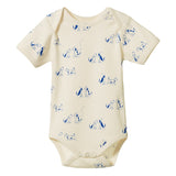 Nature Baby Short Sleeve Bodysuit - Dog Walk