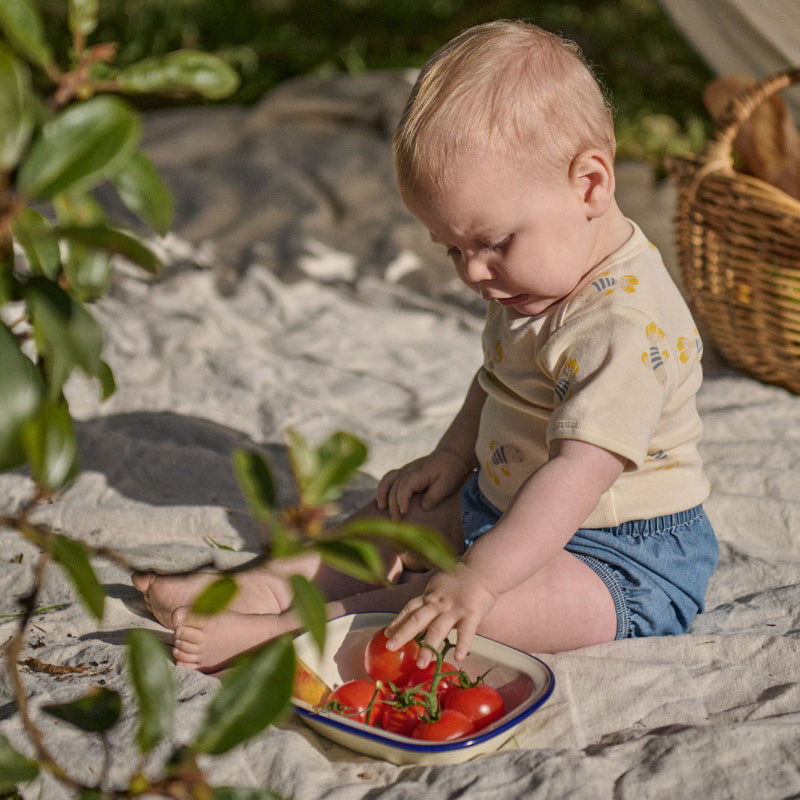 Nature Baby Short Sleeve Bodysuit - Fish Fable