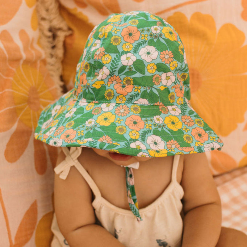 Acorn Wide Brim Infant Hat - Eden