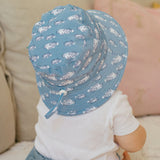 Acorn Stretch Cotton Hat - Clouds