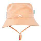 Acorn Terry Towelling Bucket Hat - Peach