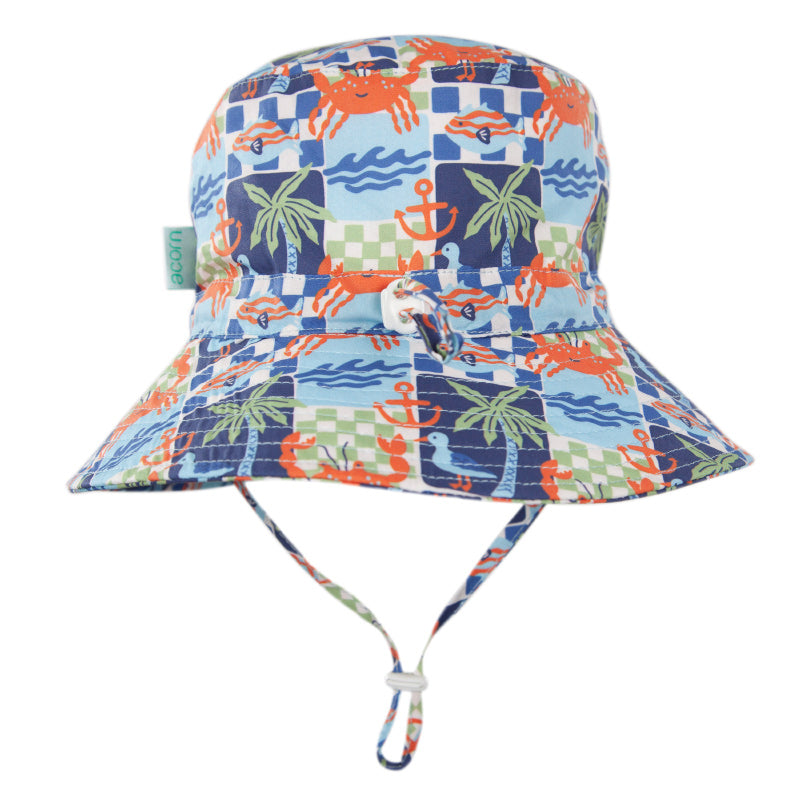 Acorn Wide Brim Hat - Seaside