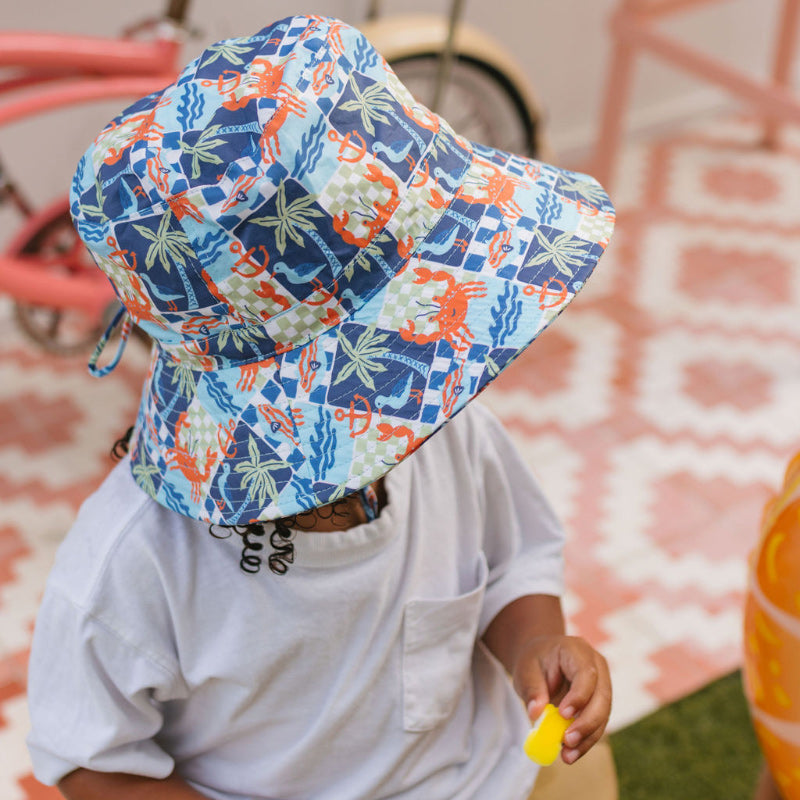 Acorn Wide Brim Hat - Seaside