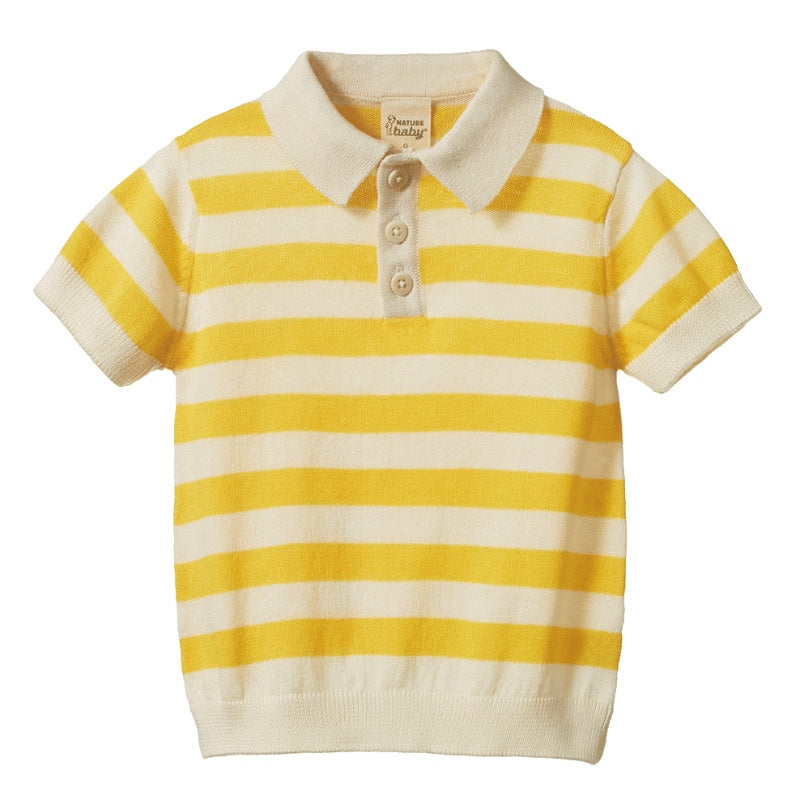 Nature Baby Stevie Polo - Sunny Bold Stripe