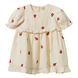 Nature Baby Valentina Dress - Red Flora