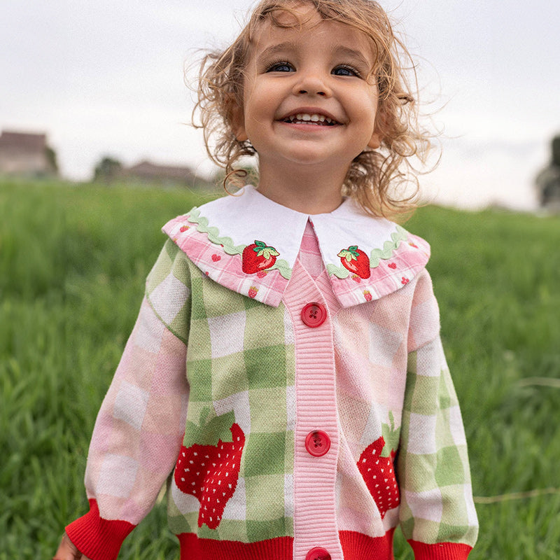 Goldie And Ace Cardigan - Strawberry